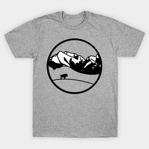 National Bison Range T-Shirt by somekindofguru